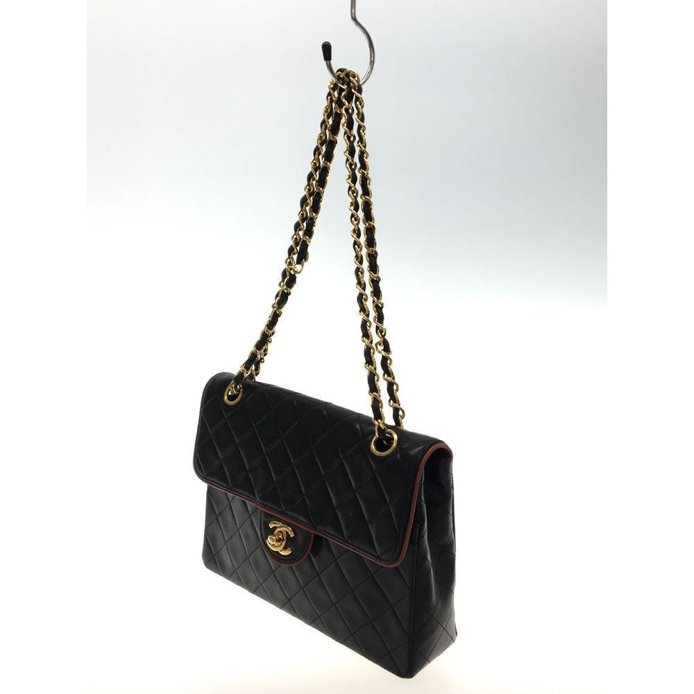 Chanel Shoulder Bag Leather Black - Picture 2 of 6